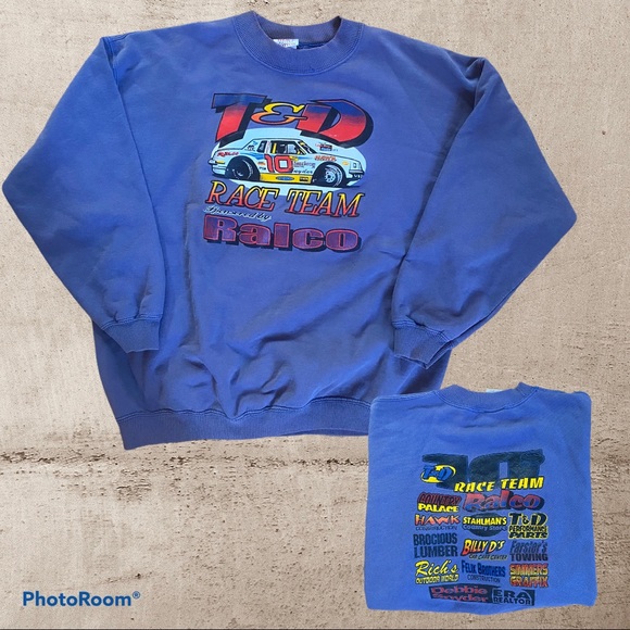Vintage Race car crewneck - Picture 2 of 2